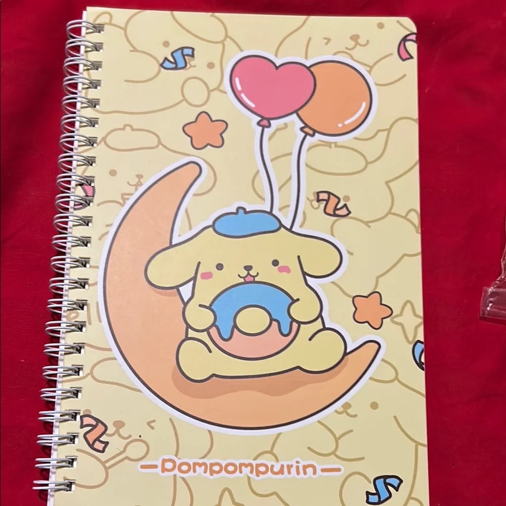 Pompompurin Stationery Set with Yellow Pouch